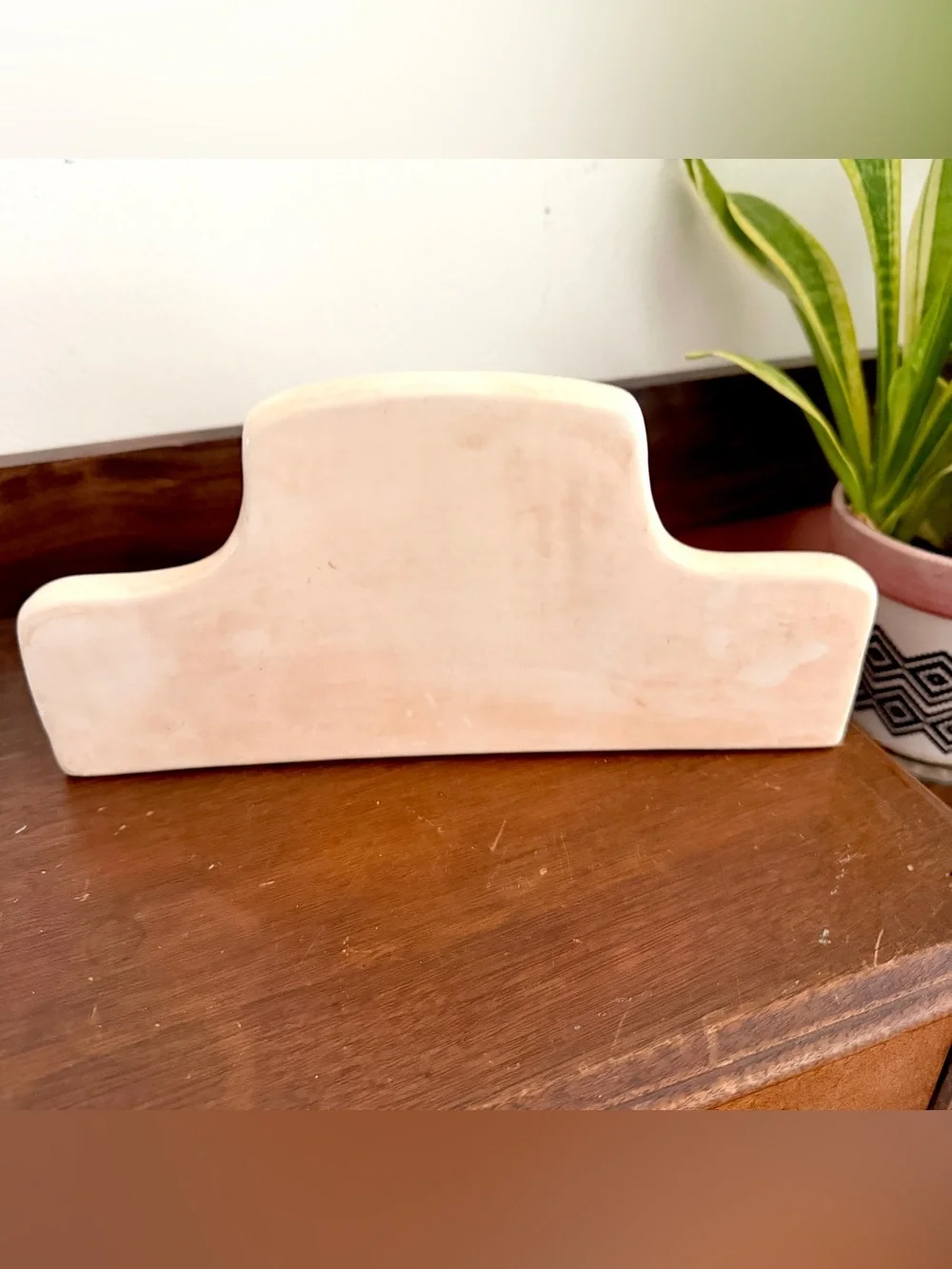 Vintage Cherub Angel Wall Shelf Sconce Ceramic Peach Pink Cottagecore 10.5x5”